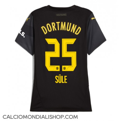 Maglie da calcio Borussia Dortmund Niklas Sule #25 Seconda Maglia Femminile 2024-25 Manica Corta